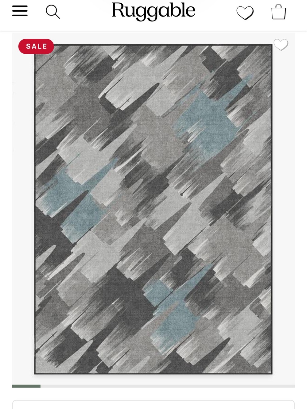 Ruggable Rogue Squadron Dark Teal Rug - 5x7